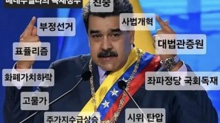 마두로 = 이재명, 베네수엘라 = 민주당