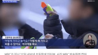 가짜뉴스 MBC 초등학생 인터뷰 왜곡, 여학생들 패요