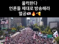 언론에 안나오는 광화문 인파