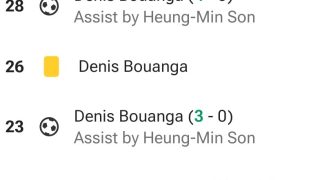 손흥민 전반에만 4어시 1 자책골 유도, LAFC 5대 0 리드중